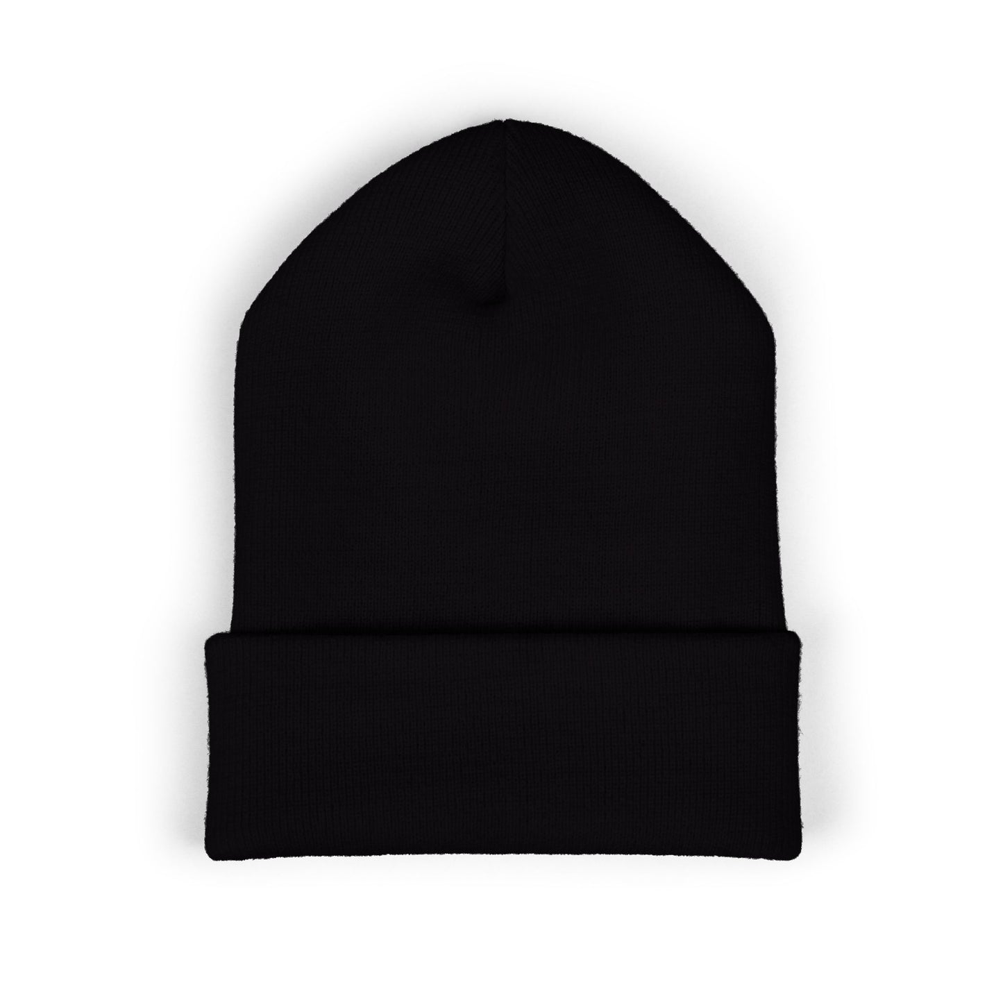 NeverYield Embroidered Beanie - Black