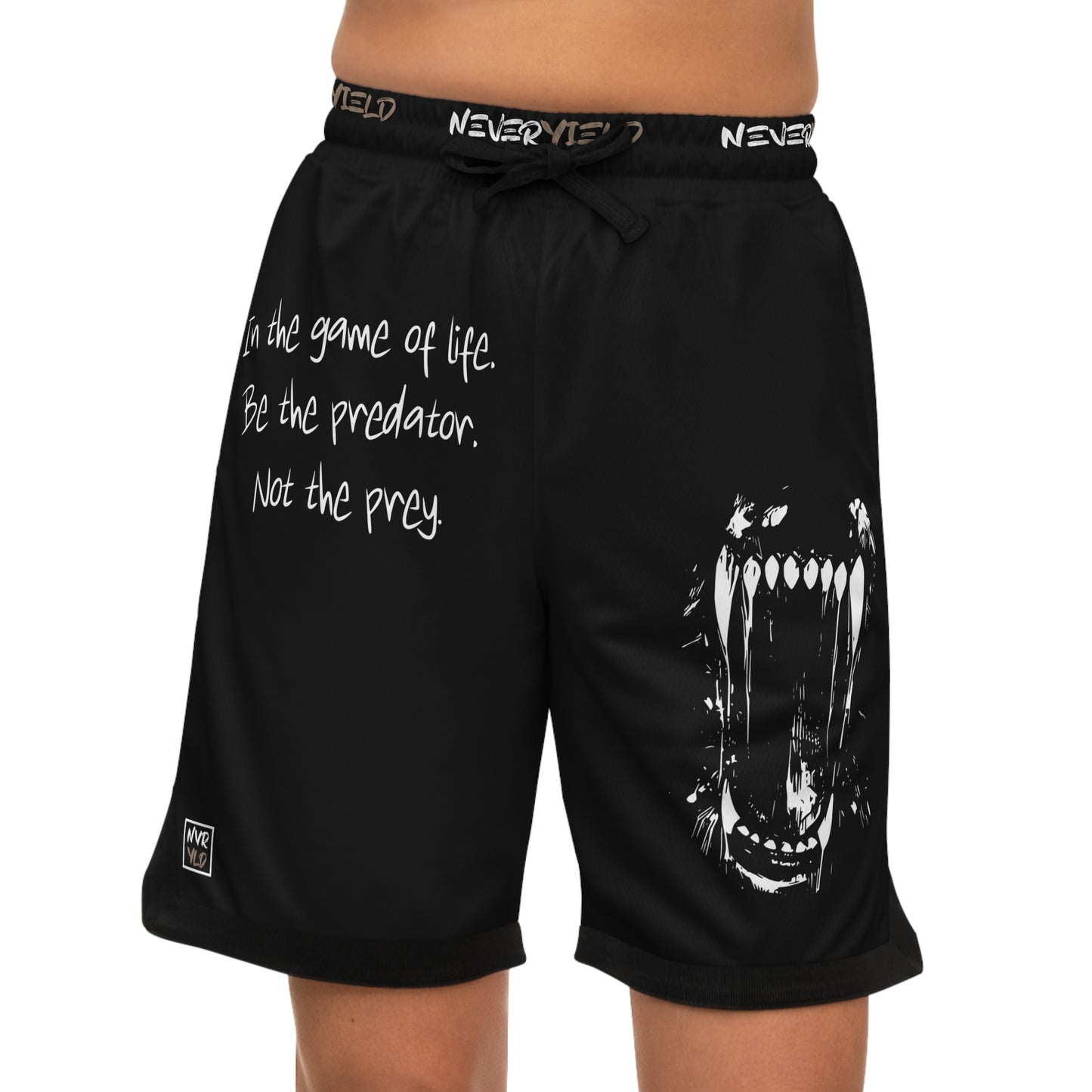 "Be the Predator" Athletic Shorts